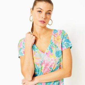 NWT Vibrant Lilly Pulitzer Etta Tee Small